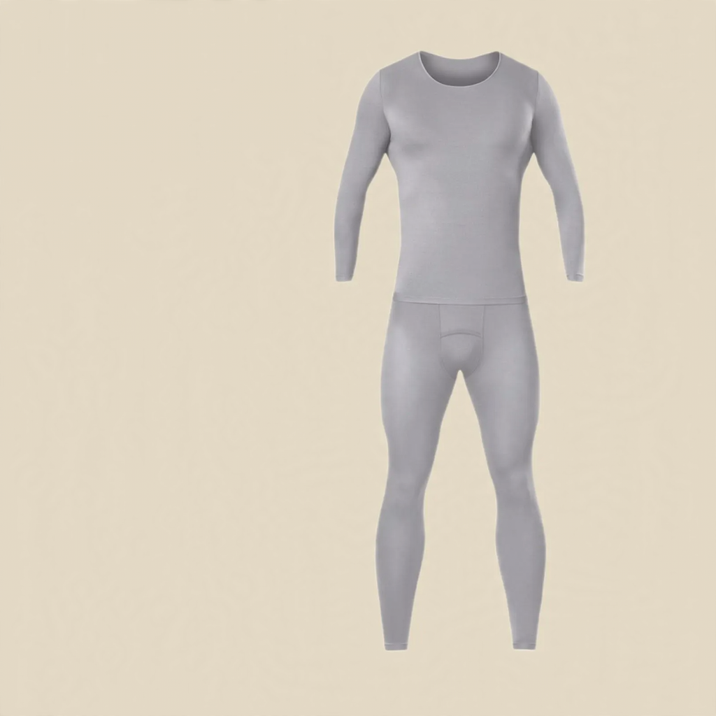 Men's Thermal Underwear Set, Seamless, Elastic