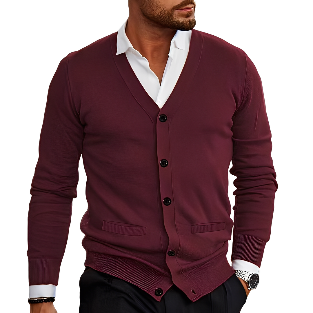 Amarae | Casual Cotton Cardigan with Buttons for Men