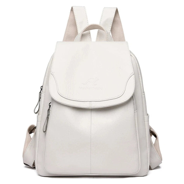 Lune London | Stylish leather backpack with theft protection for women