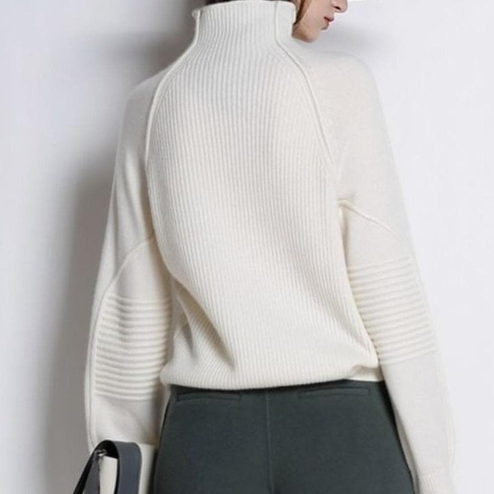 Lune London | Turtleneck Sweater - Soft Knit - Long Sleeve Comfortable Cut