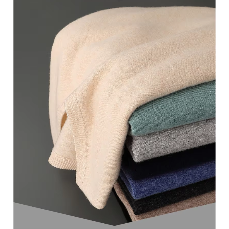Chic Und Stil | Cashmere Sweater Men V-Neck Soft Cashmere Knit Material