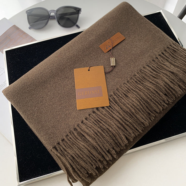 Women's Scarf, solid color, 190x70cm
