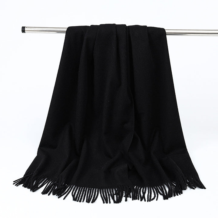 Elegant wool cashmere scarf for men and women