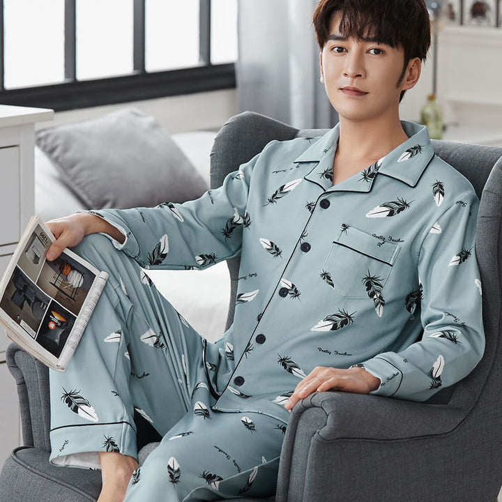 Classic cotton pajamas for men
