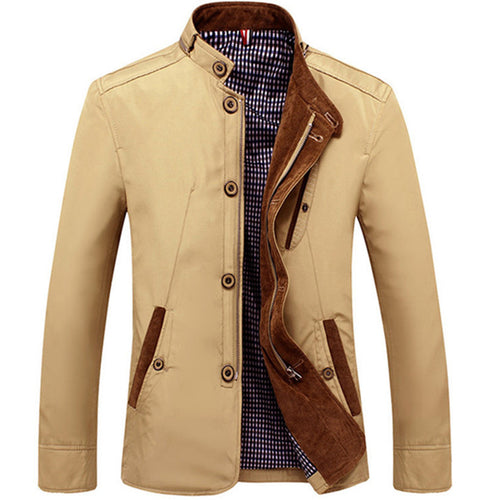Elegant transitional jacket for men with a refined interior Amarae