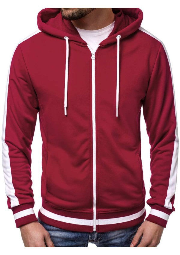 Men's sporty hoodie with contrasting stripes Lune London