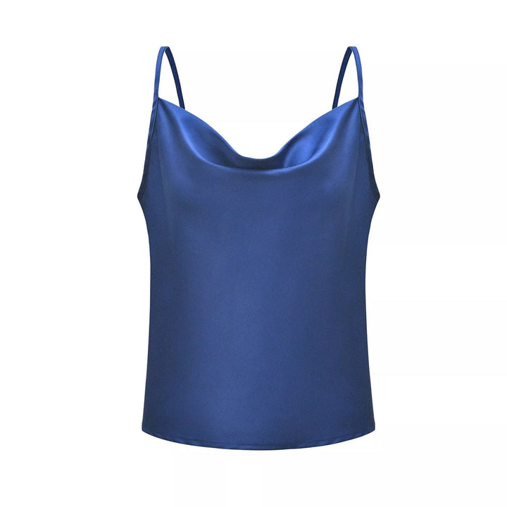 Ladies Luxury Satin Spaghetti Top Lune London