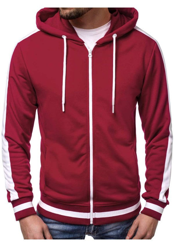 Men's sporty hoodie with contrasting stripes Lune London