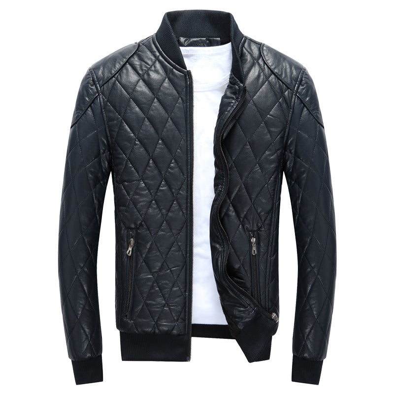 Quilted leather jacket for men Lune London