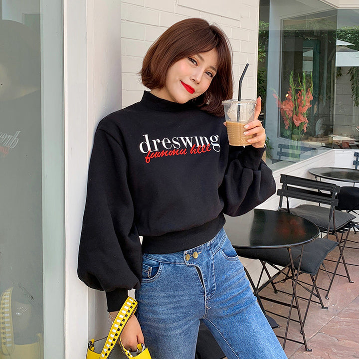 Sweat-shirt féminin à la mode avec des manches volumineuses Chic & Stil