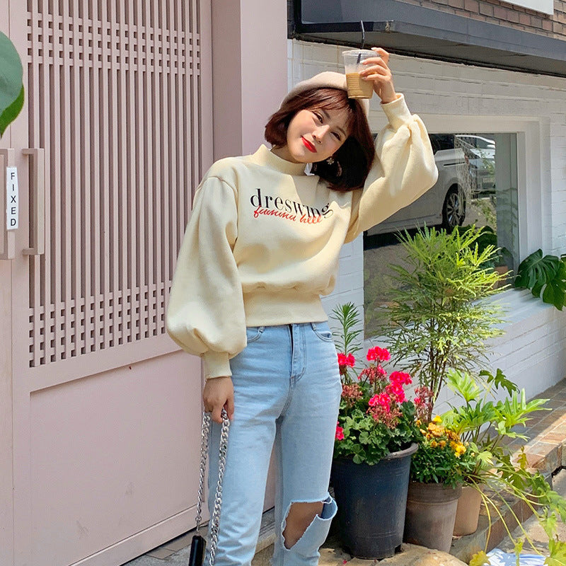 Sweat-shirt féminin à la mode avec des manches volumineuses Chic & Stil