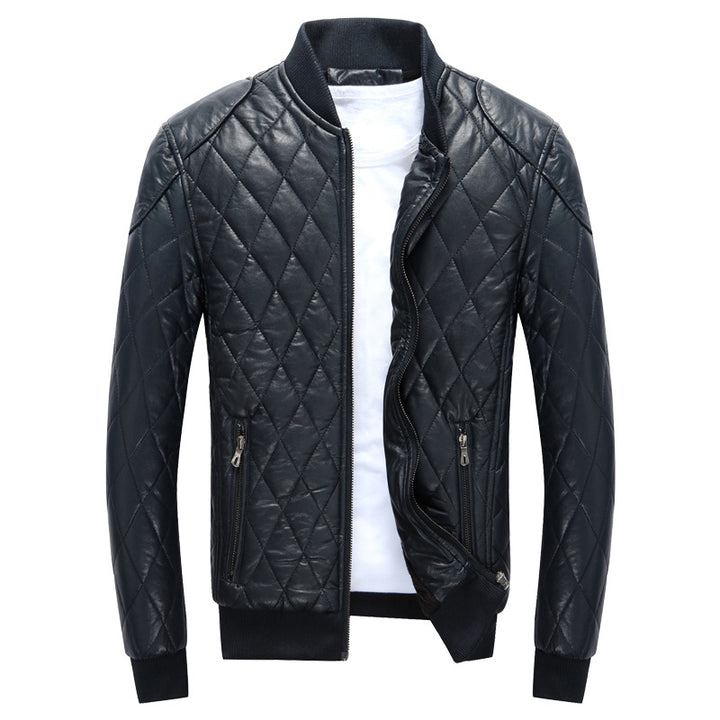 Quilted leather jacket for men Lune London