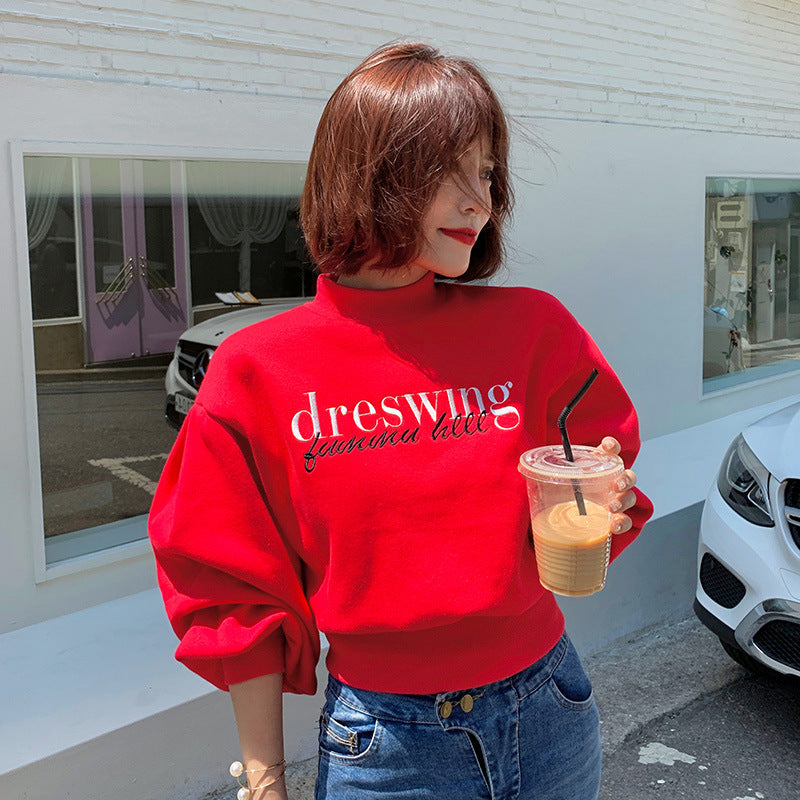 Sweat-shirt féminin à la mode avec des manches volumineuses Chic & Stil