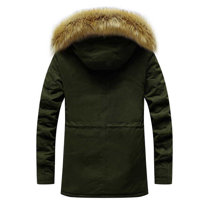 Trendy parka jacket for men with detachable hood and soft lining Lune London