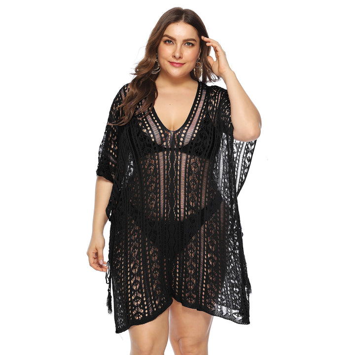 Ladies Bohemian Crochet Beach Cover Tunic Lune London