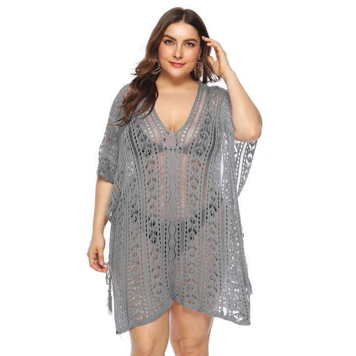 Ladies Bohemian Crochet Beach Cover Tunic Lune London
