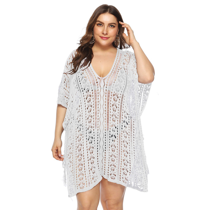 Ladies Bohemian Crochet Beach Cover Tunic Lune London