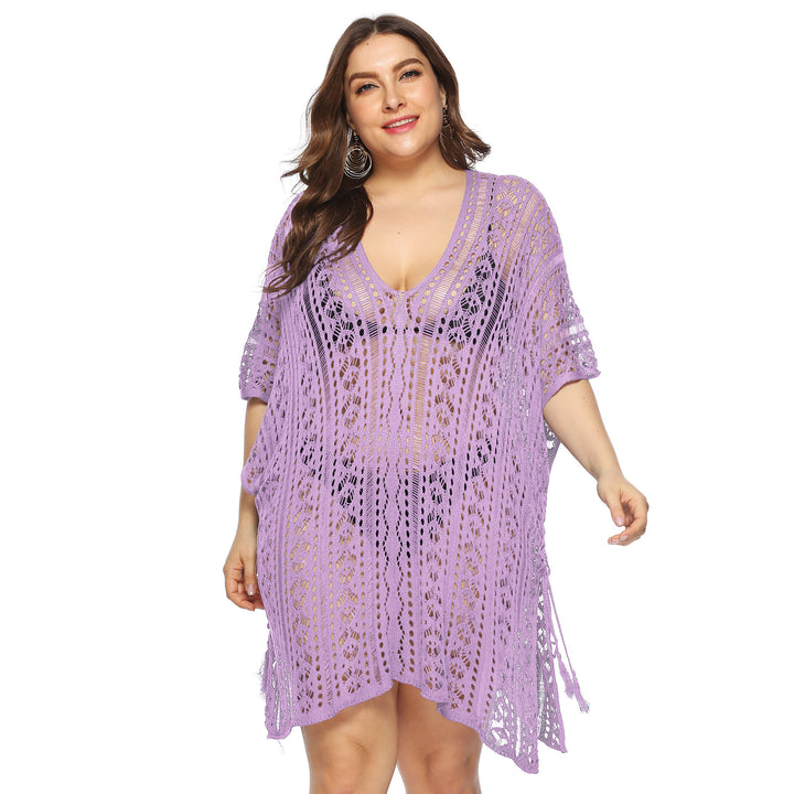 Ladies Bohemian Crochet Beach Cover Tunic Lune London
