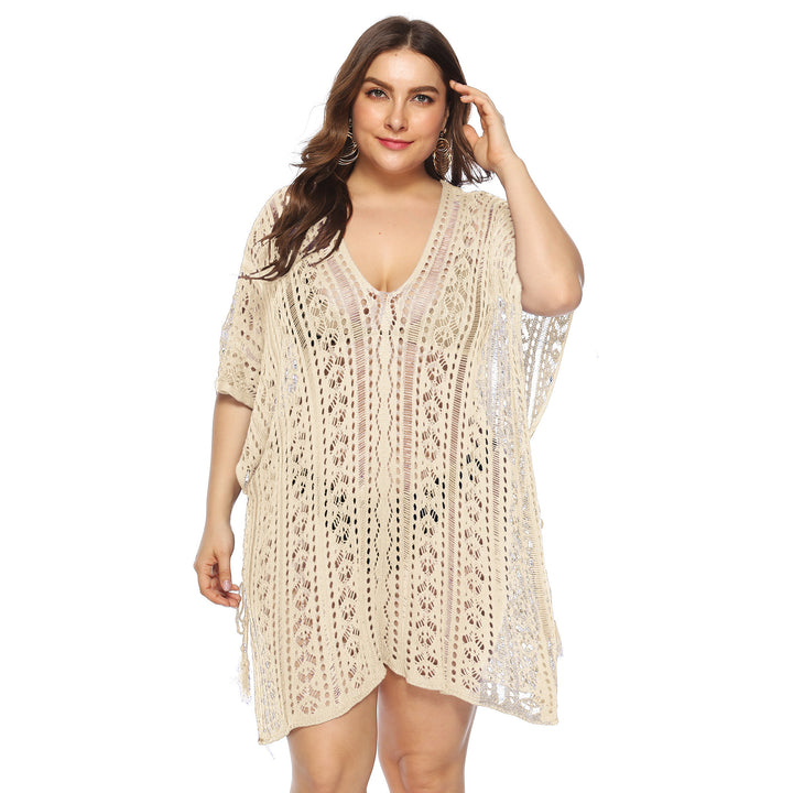 Ladies Bohemian Crochet Beach Cover Tunic Lune London