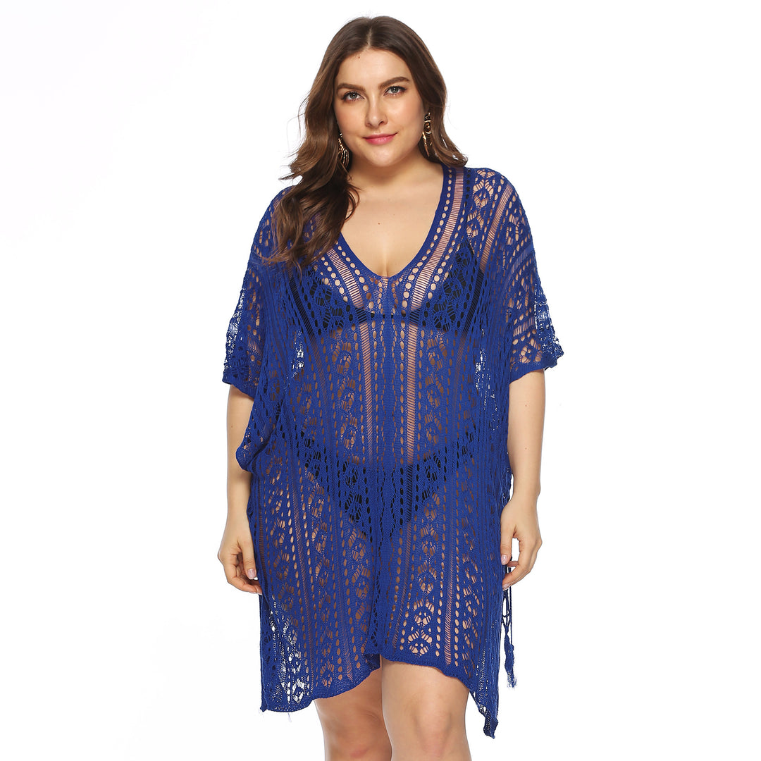 Ladies Bohemian Crochet Beach Cover Tunic Lune London