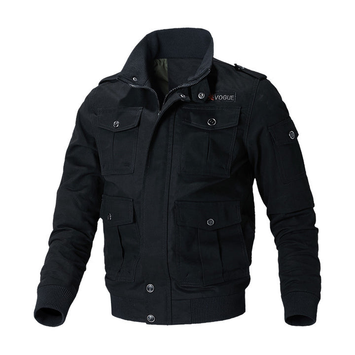 Fashionable utility jacket for men with versatile pockets Amarae