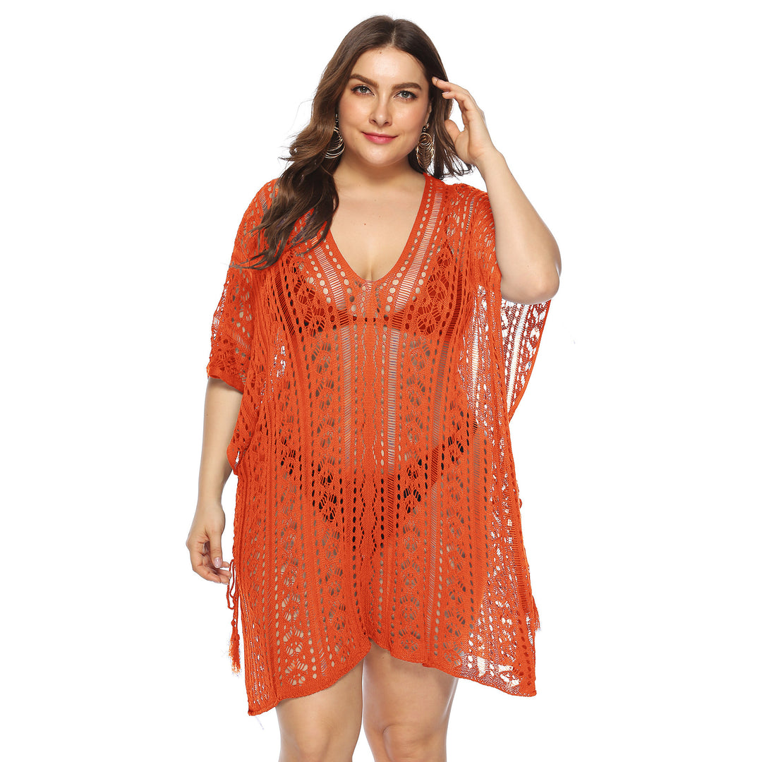 Ladies Bohemian Crochet Beach Cover Tunic Lune London