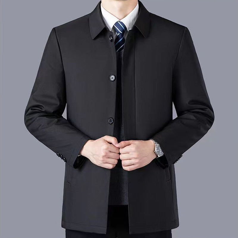 Men's Business Jacket, padded, notch collar