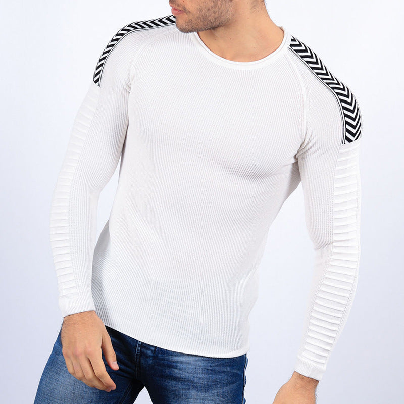 Long sleeve shirt for men with textured design and modern accents Lune London