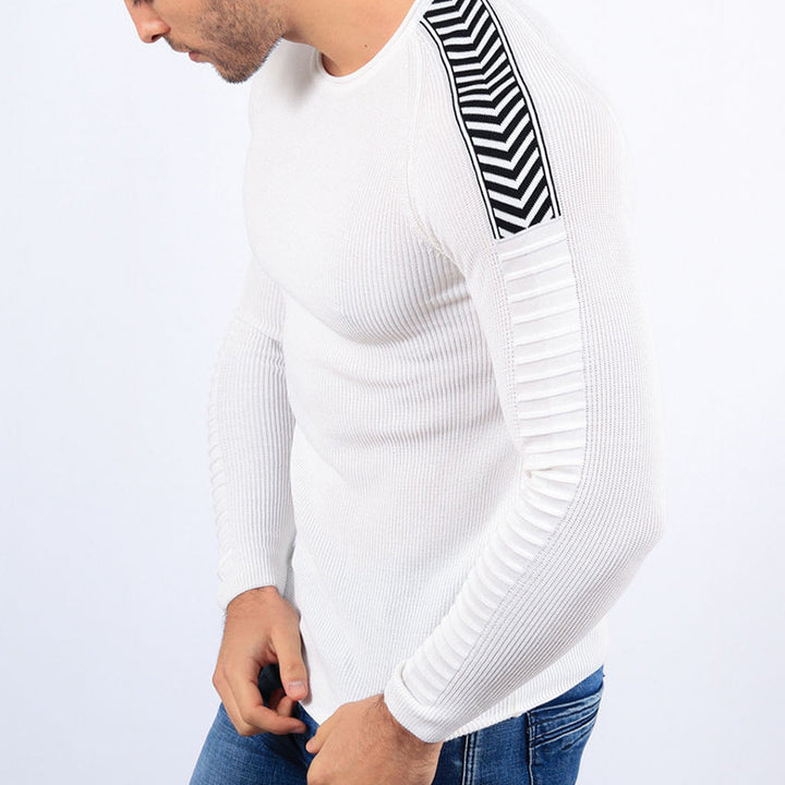 Long sleeve shirt for men with textured design and modern accents Lune London