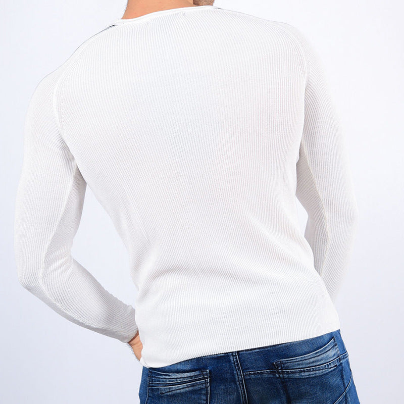Long sleeve shirt for men with textured design and modern accents Lune London