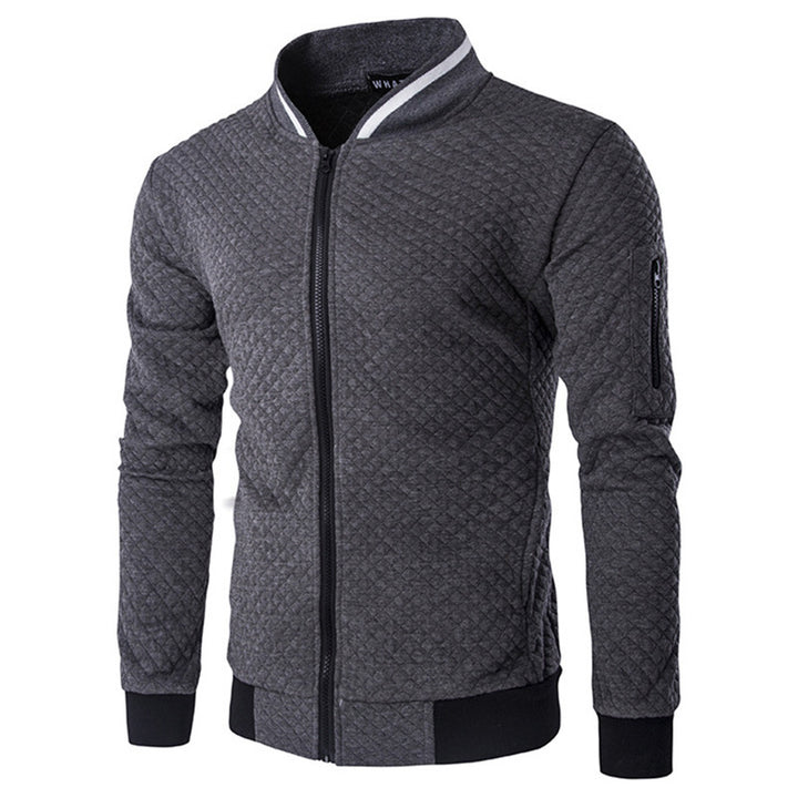 Padded jacket for men with modern design and practical zip pockets Lune London