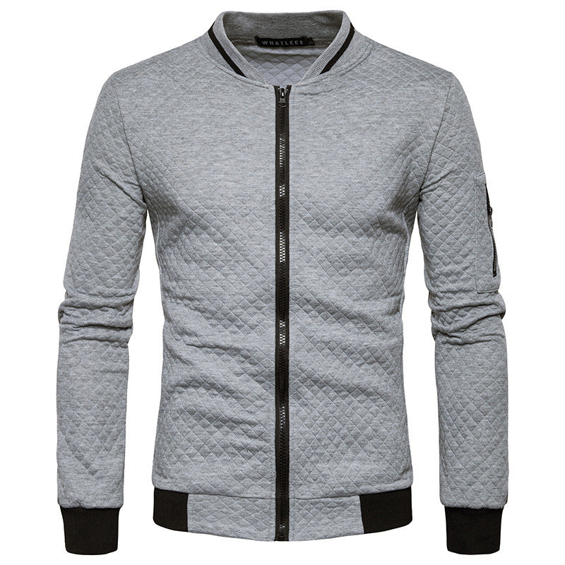 Padded jacket for men with modern design and practical zip pockets Lune London