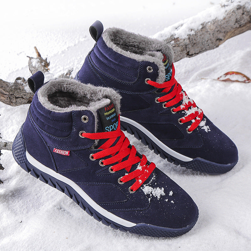 Men's winter boots, insulated, large sizes