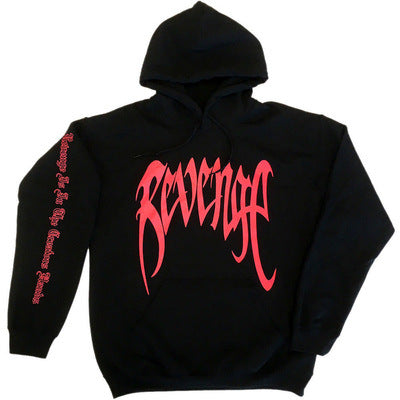 Hooded sweatshirt for women with eye-catching lettering and artistic design Lune London