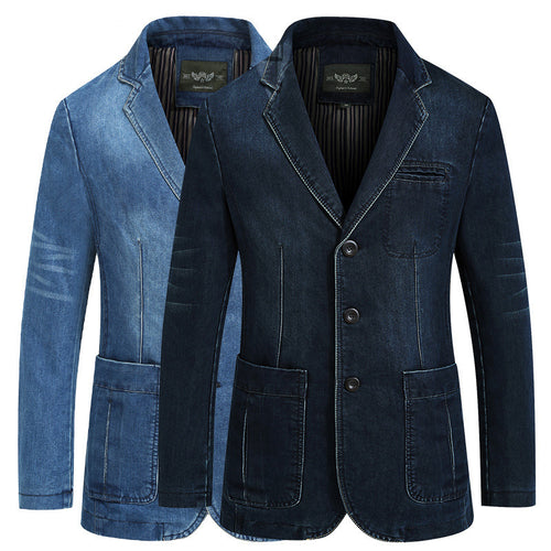 Trendy denim blazer jacket for men Amarae