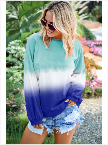 Amarae | Sweatshirt with gradient and round neck