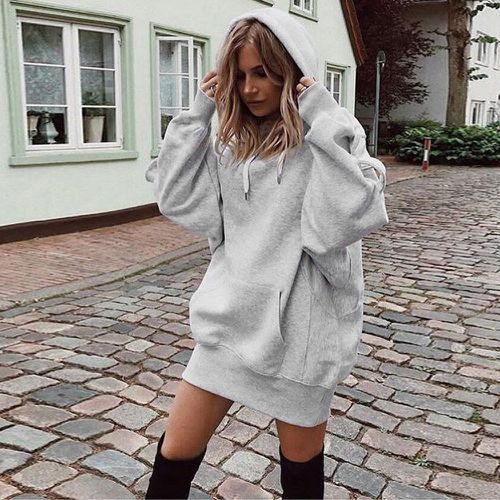 Oversized hoodie dress for women Amarae