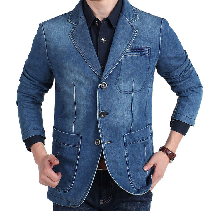 Trendy denim blazer jacket for men Amarae