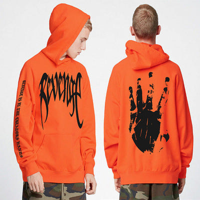 Hooded sweatshirt for women with eye-catching lettering and artistic design Lune London