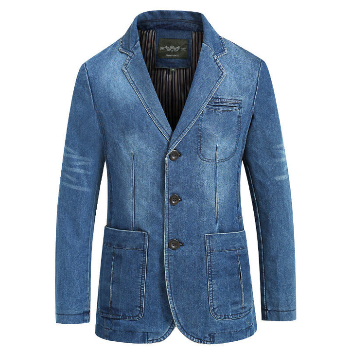 Trendy denim blazer jacket for men Amarae