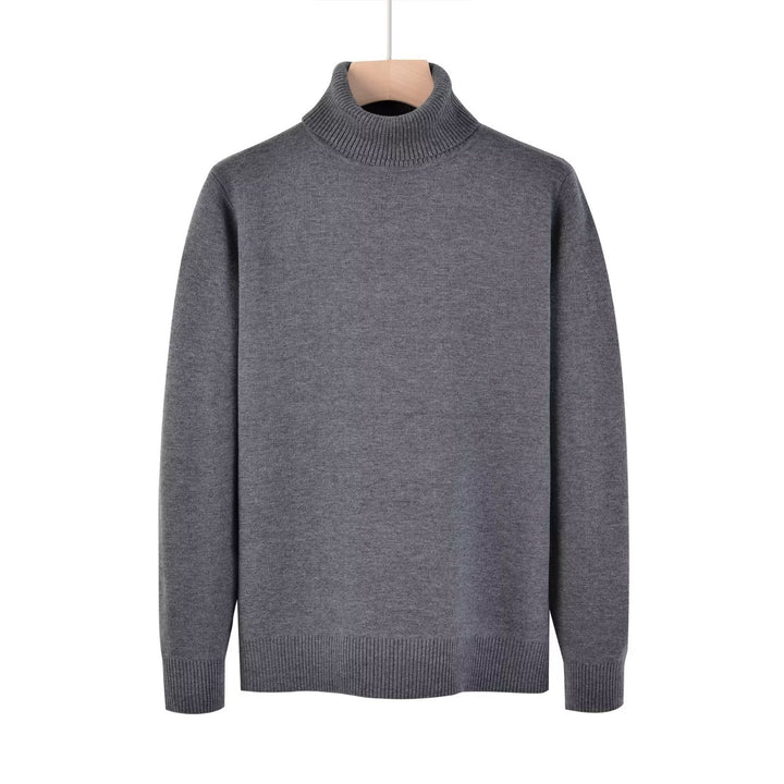Men's turtleneck sweater, fashionable, versatile to combine