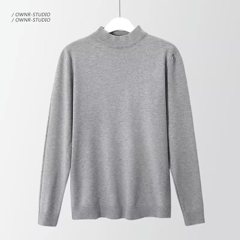 Men's sweater, slim fit, turtleneck