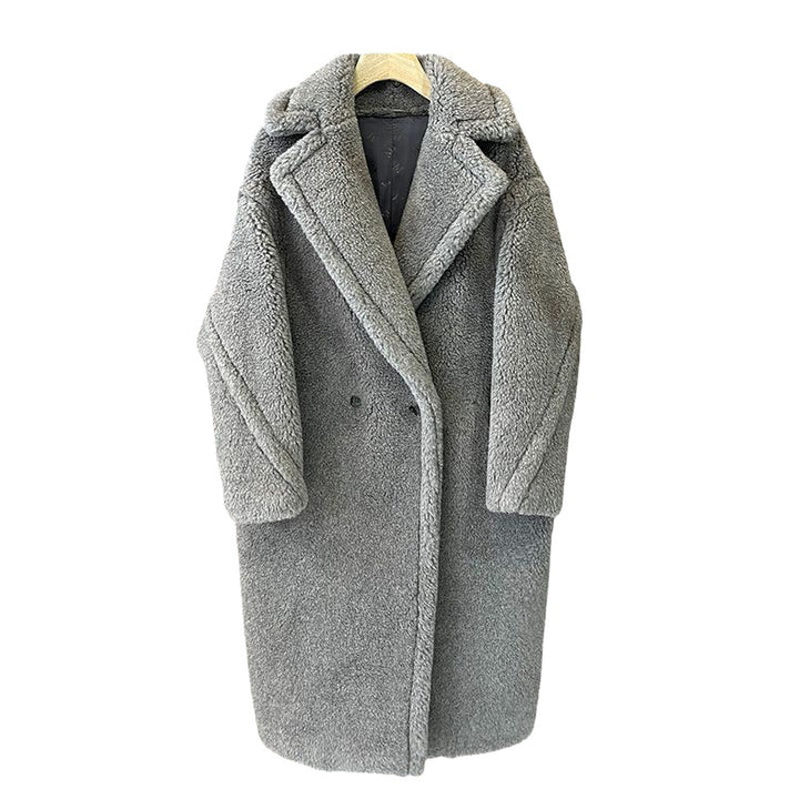 Teddy coat in oversized fit