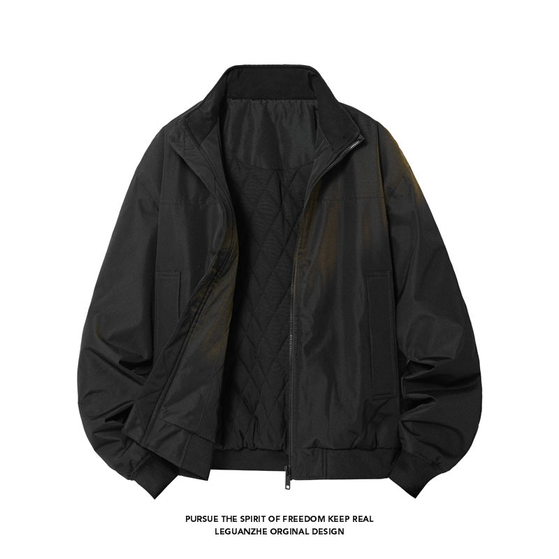 Men's flight jacket, padded, in vintage style