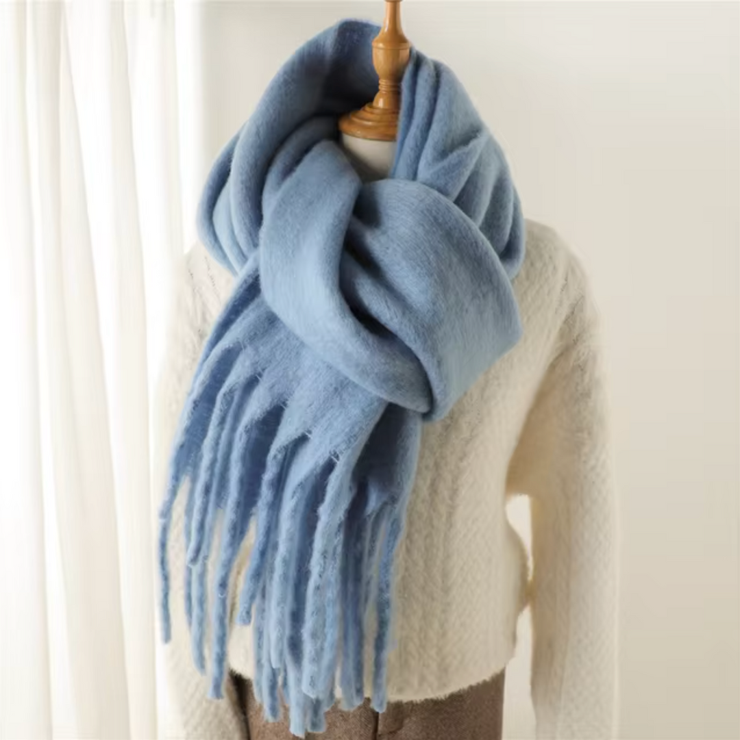 Women’s Pashmina Winter Scarf with Fringes – Warm & Elegant | Lune London
