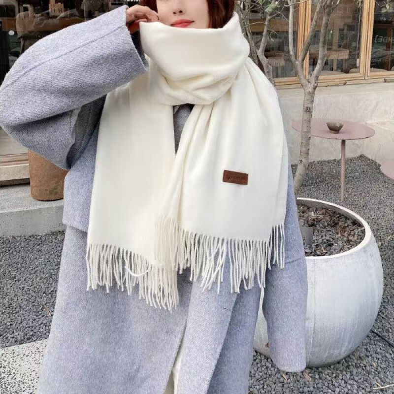 Solid color scarf, 68x200 cm
