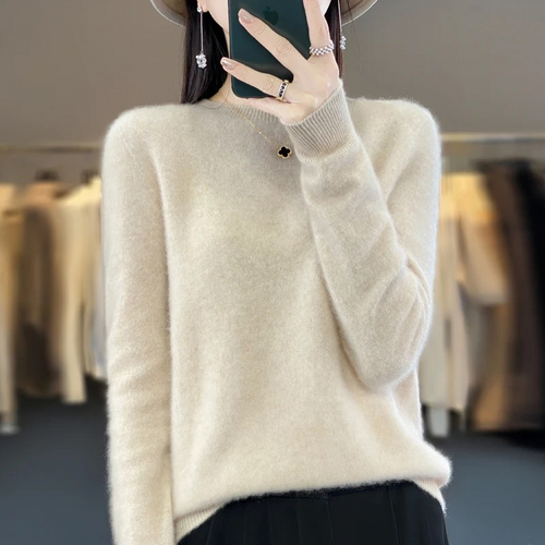Amarae | Cashmere Pullover Women Stylish Round Neck, Soft & Comfortable