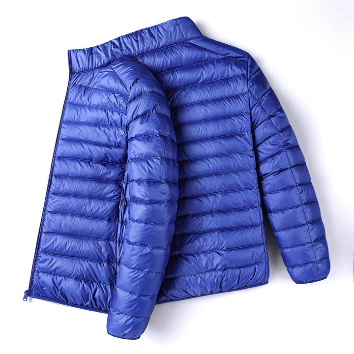 Men's quilted jacket, lightweight, short, padded