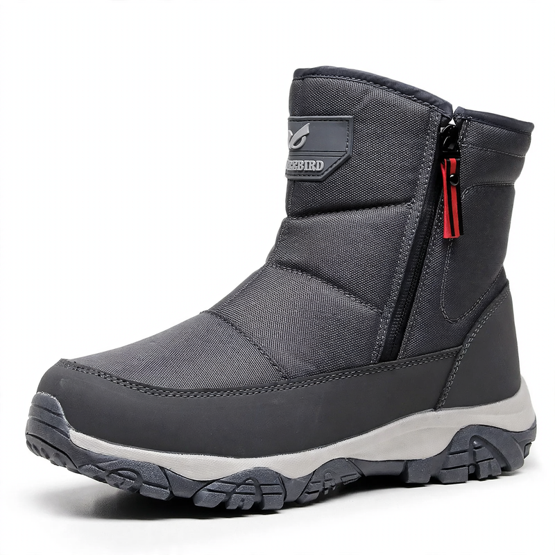 Robust men's winter boots for outdoor activities