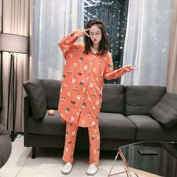 Warm Pajama Set, Lined, Plus Sizes